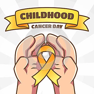 International Childhood Cancer day. ICCD raise awareness, support for children and adolescents with cancer photo