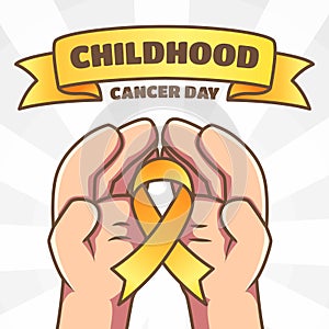 International Childhood Cancer day. ICCD raise awareness, support for children and adolescents with cancer