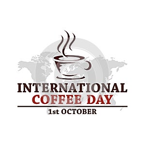 International coffee day vector