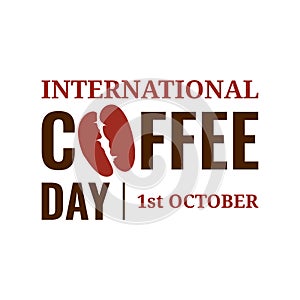 International coffee day vector