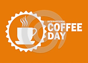 international coffee day Vector illustration