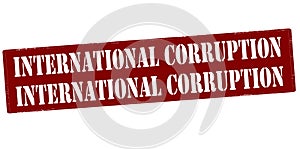 International corruption