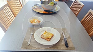 International Cuisine - Healthy breakfast dish served in one of the many restaurants in Coolangatta Qld Australia