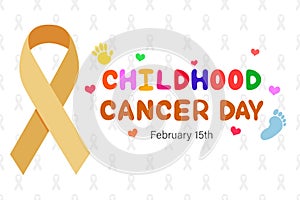 International Day against Childhood Cancer. February, 15.
