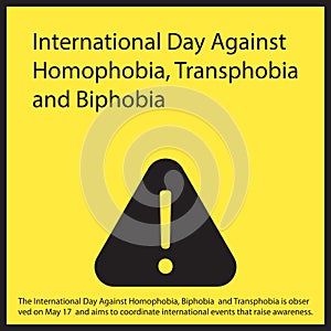 The International Day Against Homophobia, Biphobia and Transphobia