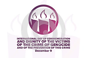 International Day of Commemoration and Dignity of the Victims of the Crime of Genocide and of the Prevention of this