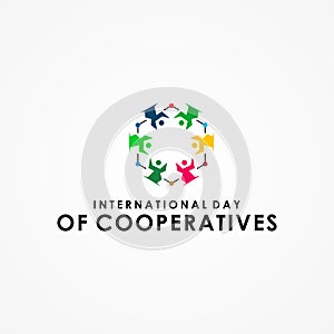 International Day Of Cooperative Vector Design Illustration