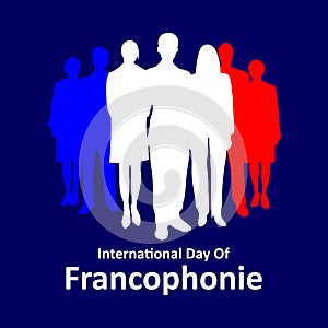 International day of francophonie, poster and banner