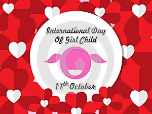 International Day of Girl Child Background