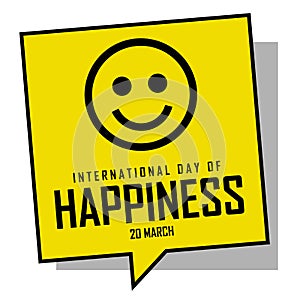 International day of Happiness