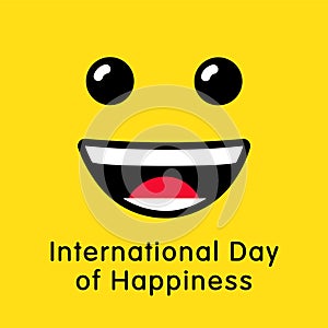 International Day of Happiness banner photo