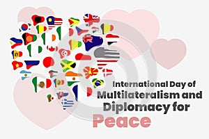International day of multilateralism and diplomacy for peace poster