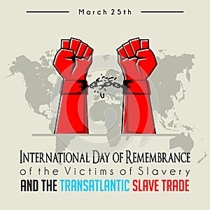 International Day of Remembrance of the Victims of Slavery and the Transatlantic Slave Trade photo