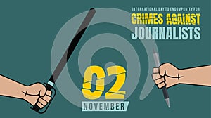 International Day to End Impunity for Crimes against Journalists