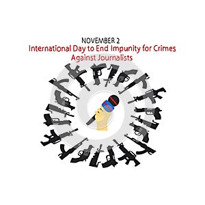 International Day to End Impunity for Crimes Against Journalists is celebrated every year on 2 November.