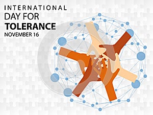 International Day for Tolerance background