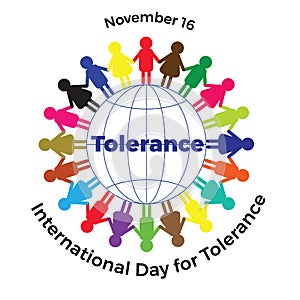 International day of tolerance. photo