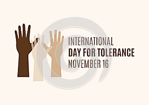 International Day for Tolerance vector