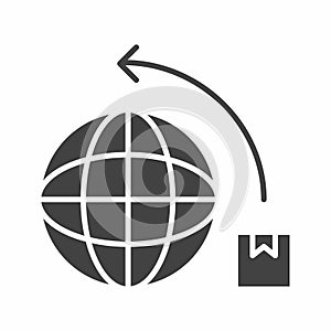 International Delivery icon vector image.