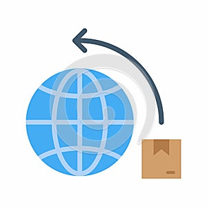 International Delivery icon vector image.