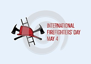 International Firefighters` Day vector