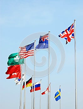 International flags