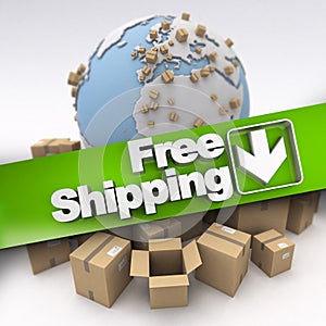 International free shipping photo