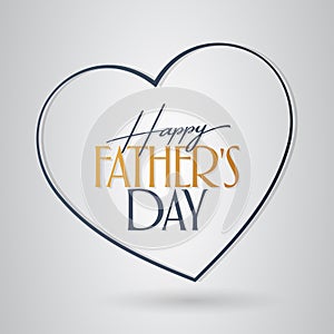 International Happy Father`s Day. Billboard, Poster, Social Media, Greeting Card template.