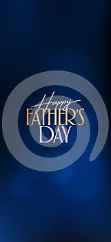 International Happy Father`s Day. Billboard, Poster, Social Media, Greeting Card template.