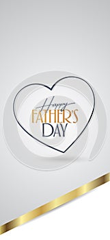 International Happy Father`s Day. Billboard, Poster, Social Media, Greeting Card template.