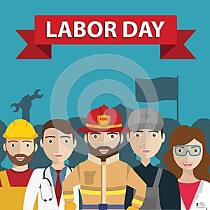 International Labor Day, People of Different Occupation