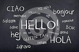 International Languages Hello photo