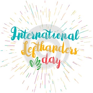 International Lefthanders Day