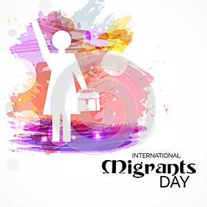 International Migrants Day.