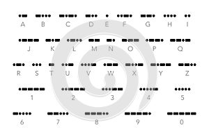 International Morse Code Vector Set