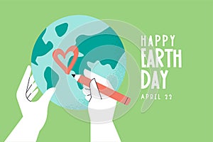 International Mother Earth Day. Ecology, environmental problems and environmental protection
