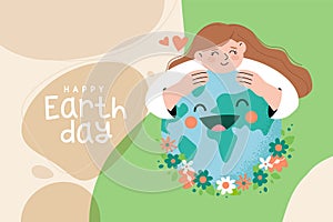 International Mother Earth Day. Ecology, environmental problems and environmental protection.