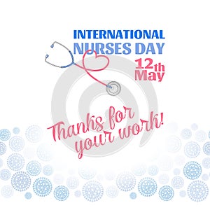 International nurses day 12 may poster