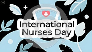 International Nurses Day Elegant Vector Design photo