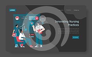 International Nurses Day. Flat Vector