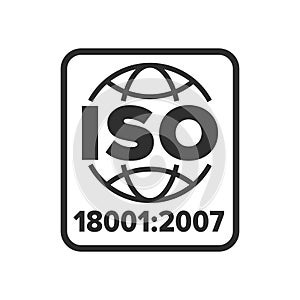 International Organization for Standardization 18001:2007 symbol
