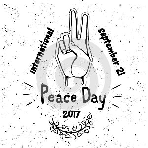 International Peace Day Poster 21 September 2017