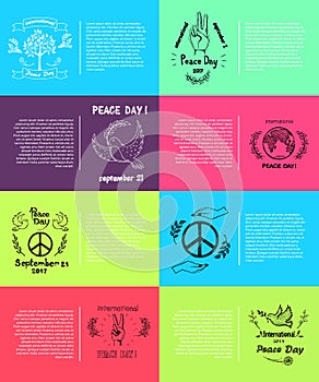 International Peace Day Vector Illustration 8 Pics