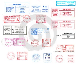 International postmarks