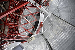 International space observatory and Gran Telescopio Canarias telescope on La Palma island located on highest mountain range Roque photo