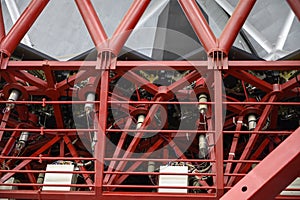 International space observatory and Gran Telescopio Canarias telescope on La Palma island located on highest mountain range Roque photo