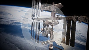 International Space Station in outer space over the planet Earth