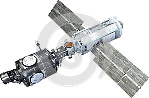 International Space Station, Satellite, Isolated photo