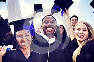 International Students Celebrating Graduation