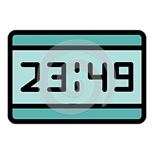 International time icon vector flat